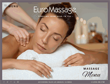 Tablet Screenshot of euromassage.com